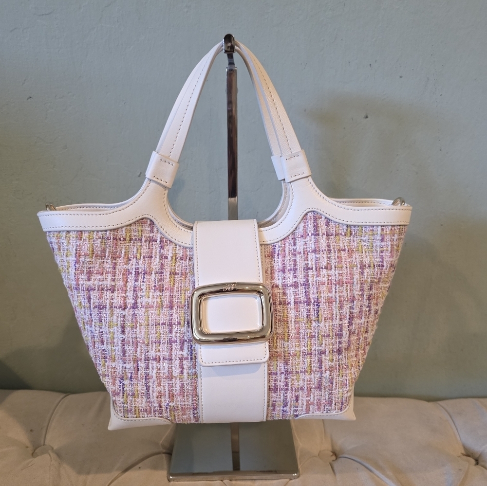 NWT Roger Vivier Choc Mini Shopping Bag